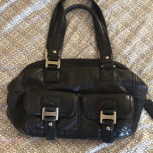 Michael Kors black handbag.